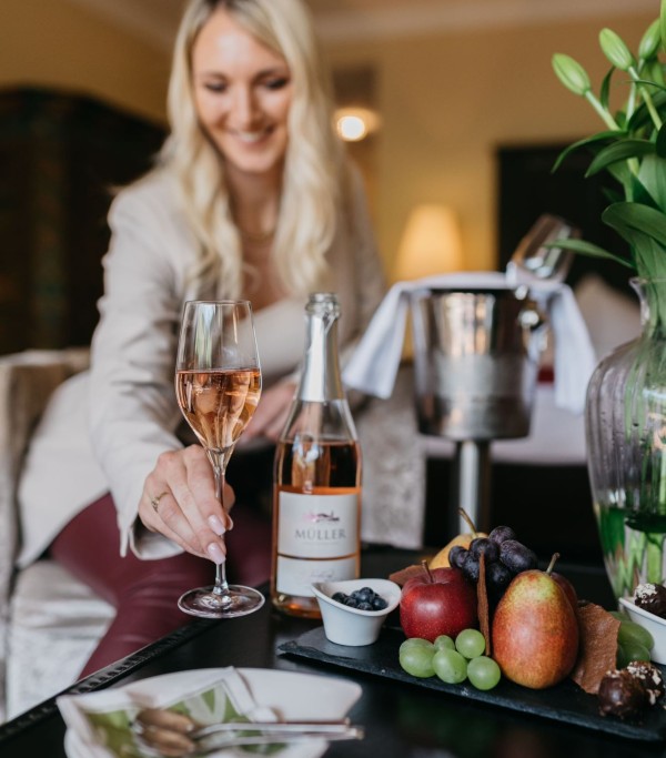 Welcome drink in the room