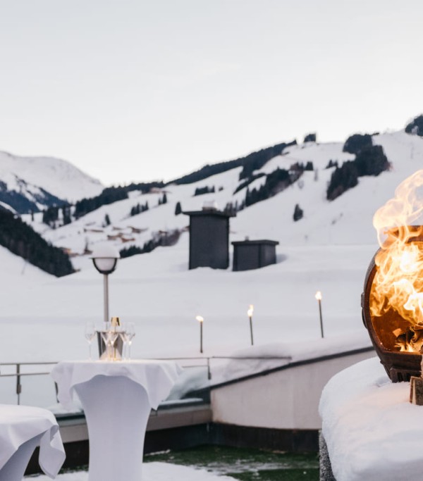 Fire bowl on the Sky Terrace
