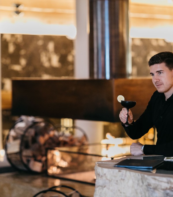 Drink at the hotel bar