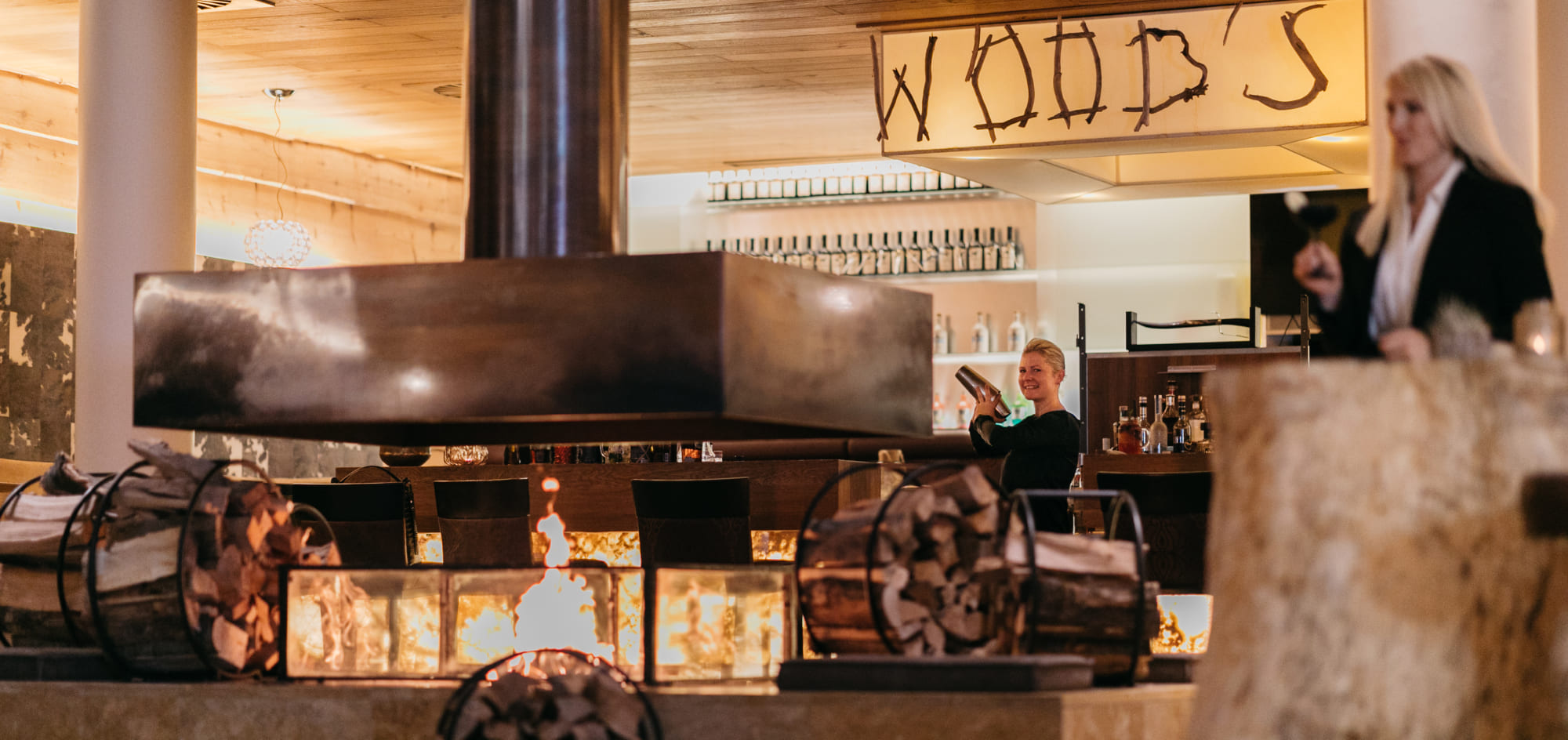 Woods Bar in the Hotel Alpine Palace in Saalbach Hinterglemm