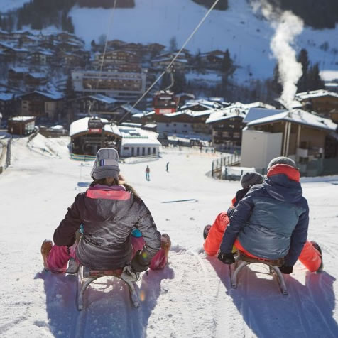 Tobogganing © TVB Saalbach-Hinterglemm