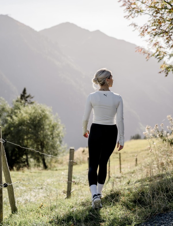 Spazieren in der Natur